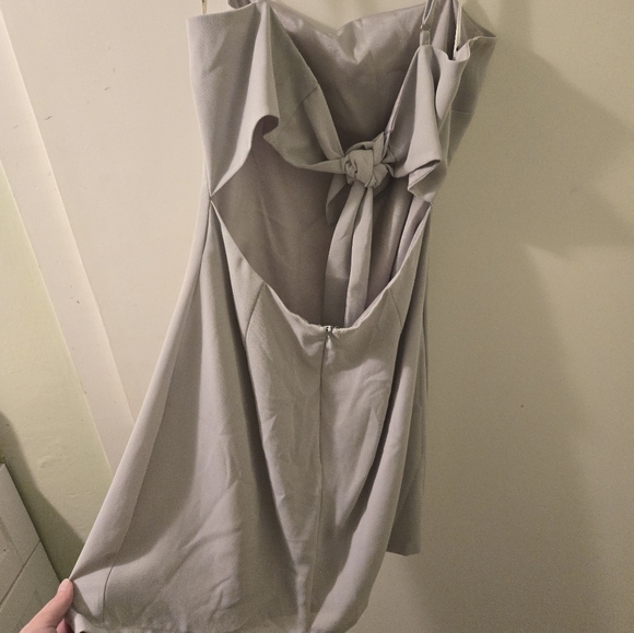 Lulu's Toast to life gray dress size small - Picture 3 of 5